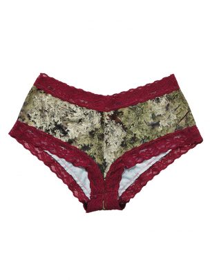 King's Camo Lace-Trimmed Boy Short