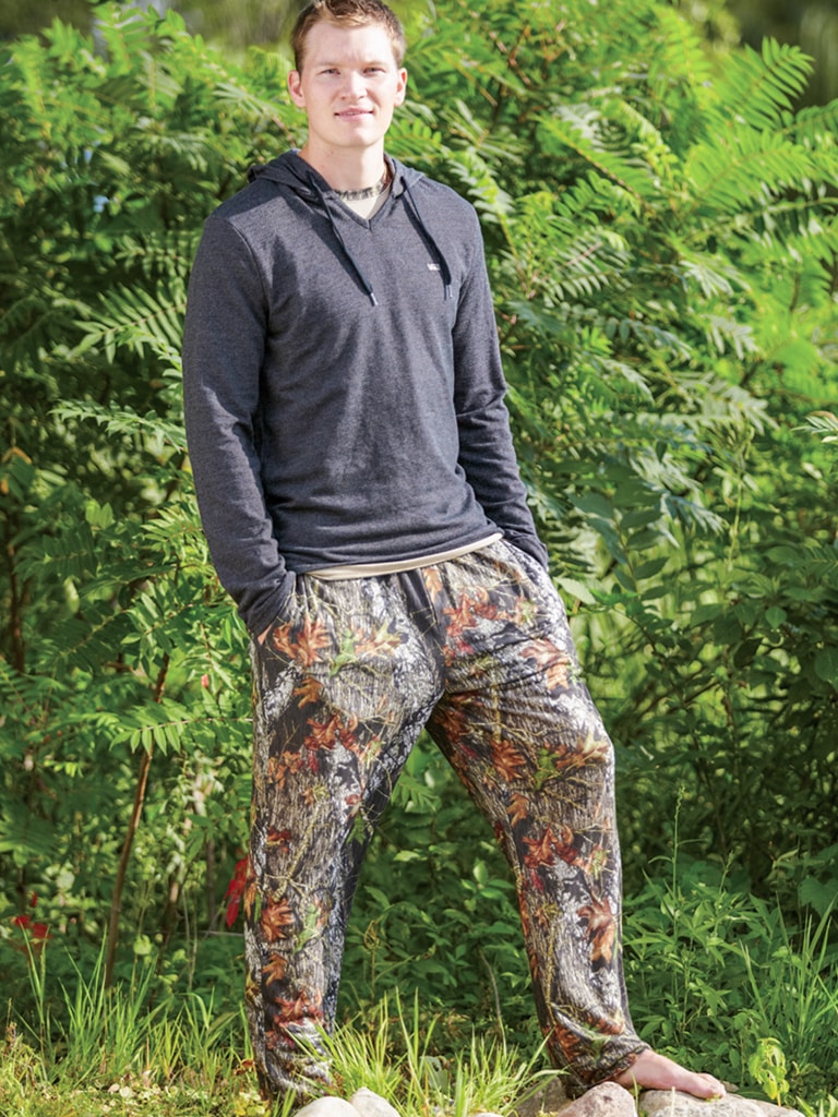 Camo Fleece Lounge Pants Adult Men S-2X Pajama Sleep Woodland Camouflage 